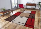Мокетен килим ERIKA 8010 beige/red